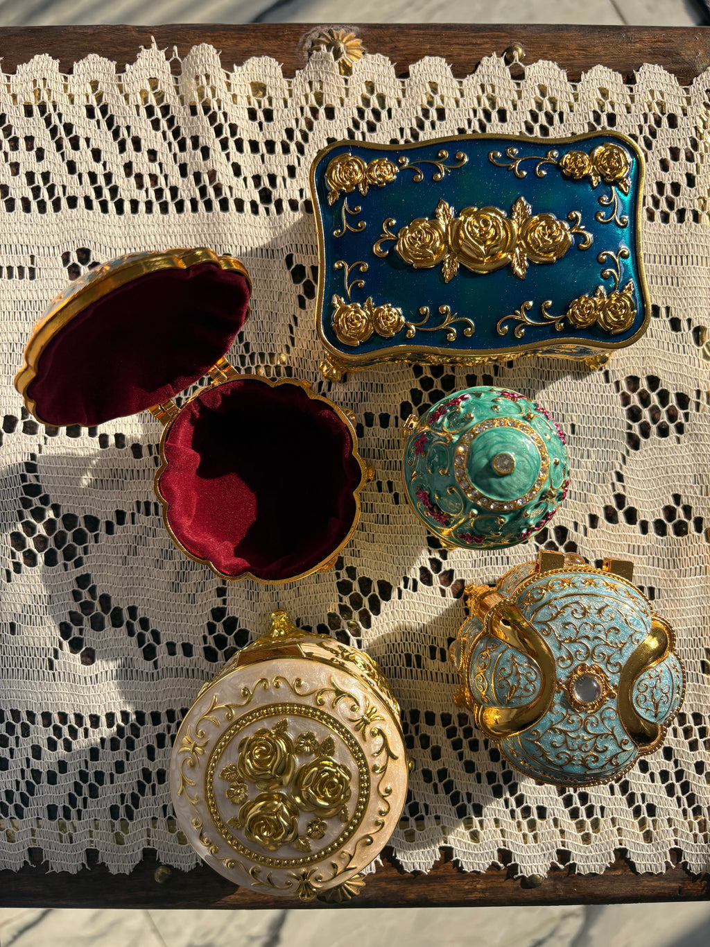 Jewellery box ( blue)