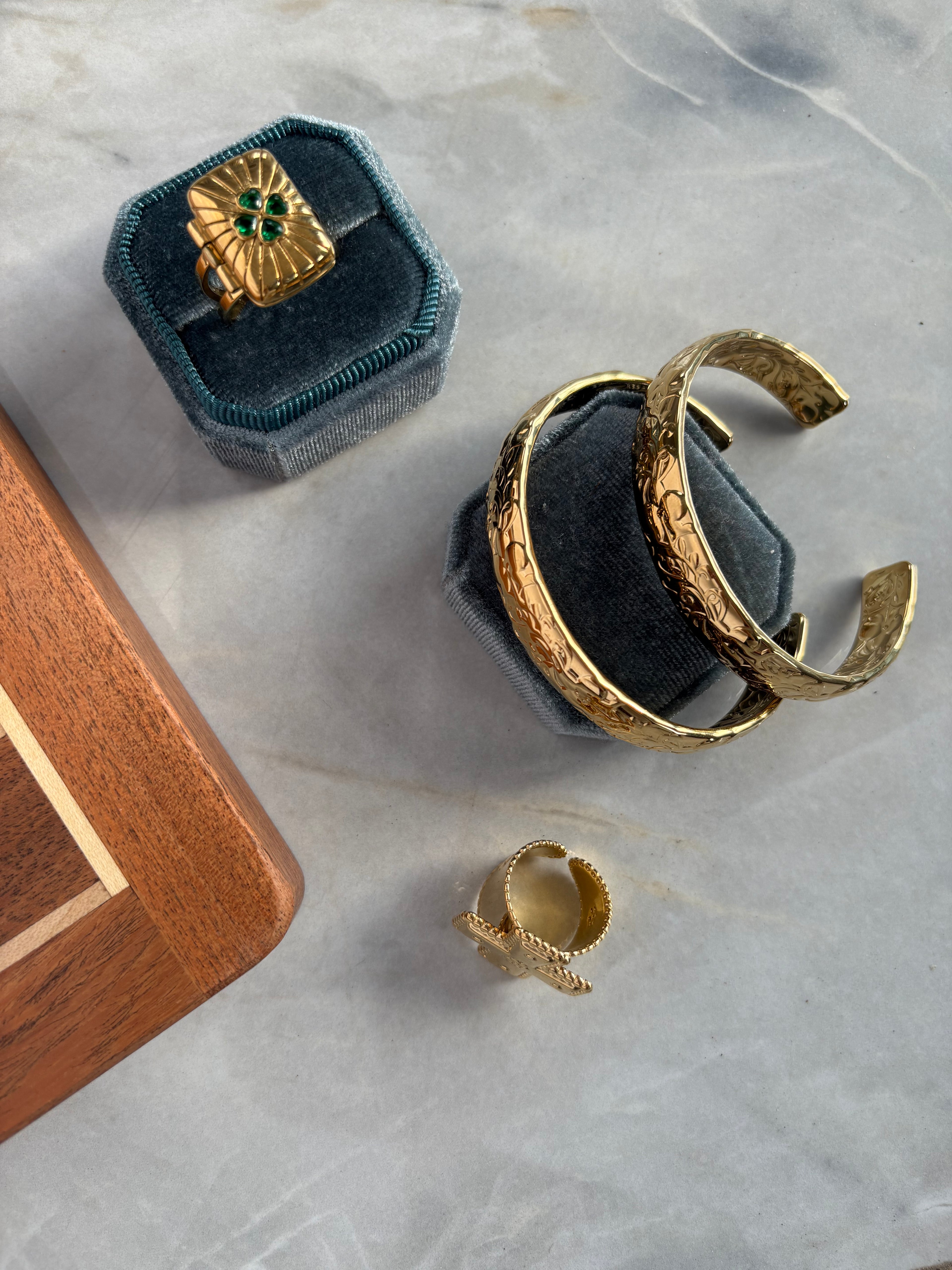 Floral hand cuff