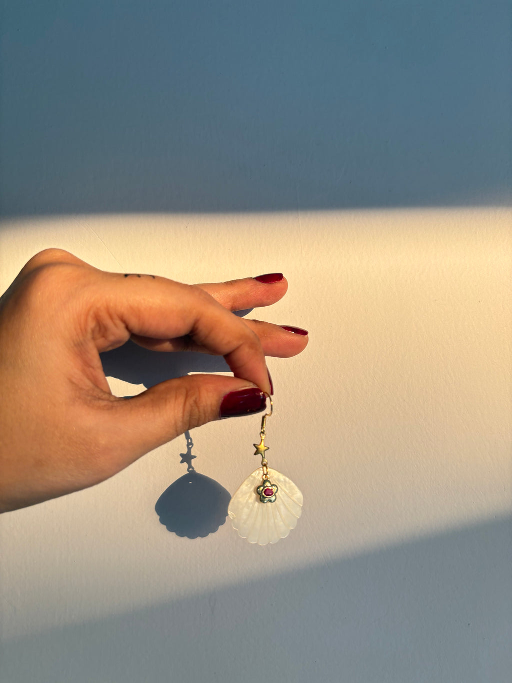 Mother of Pearl dangler