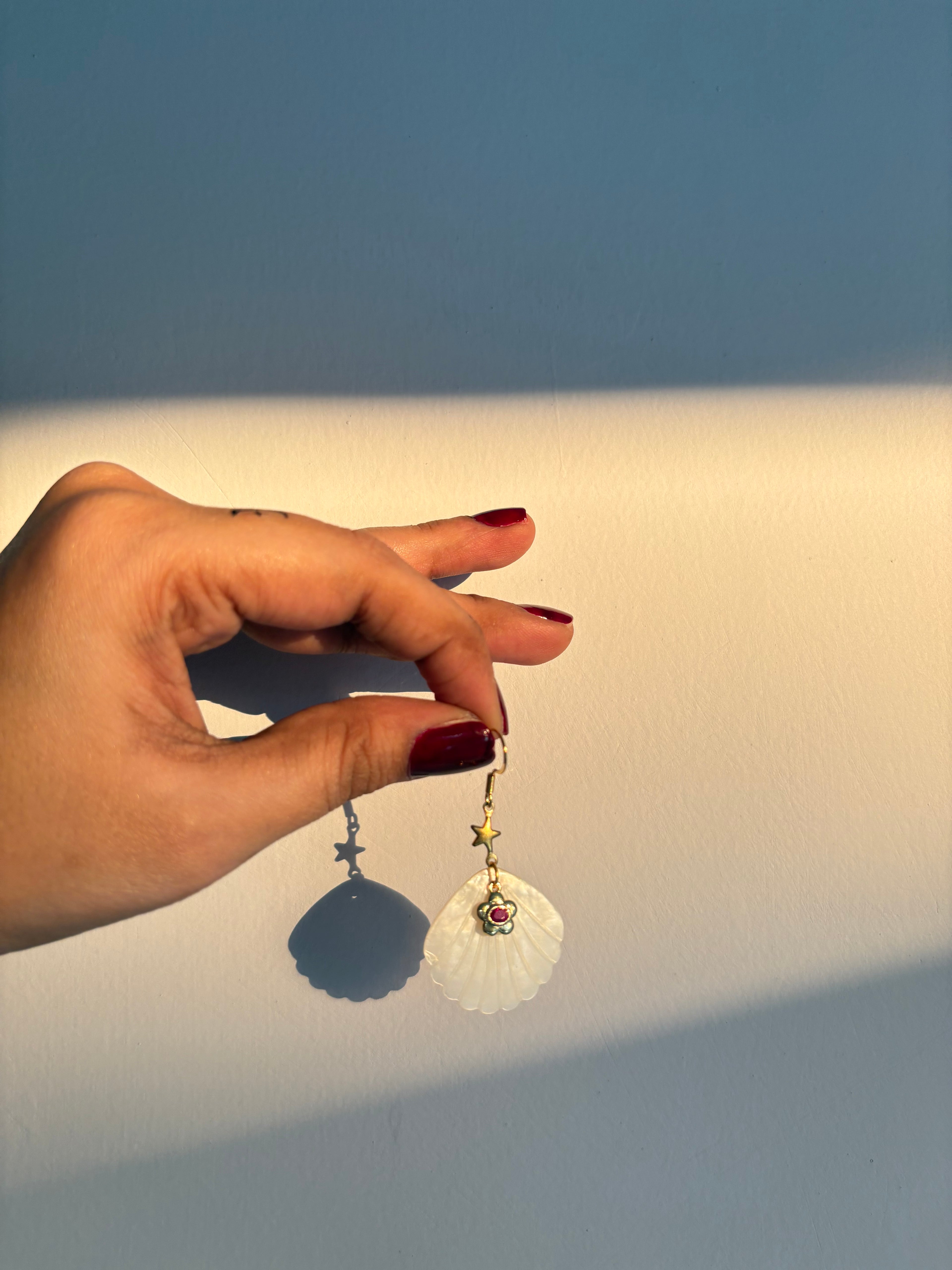 Mother of Pearl dangler
