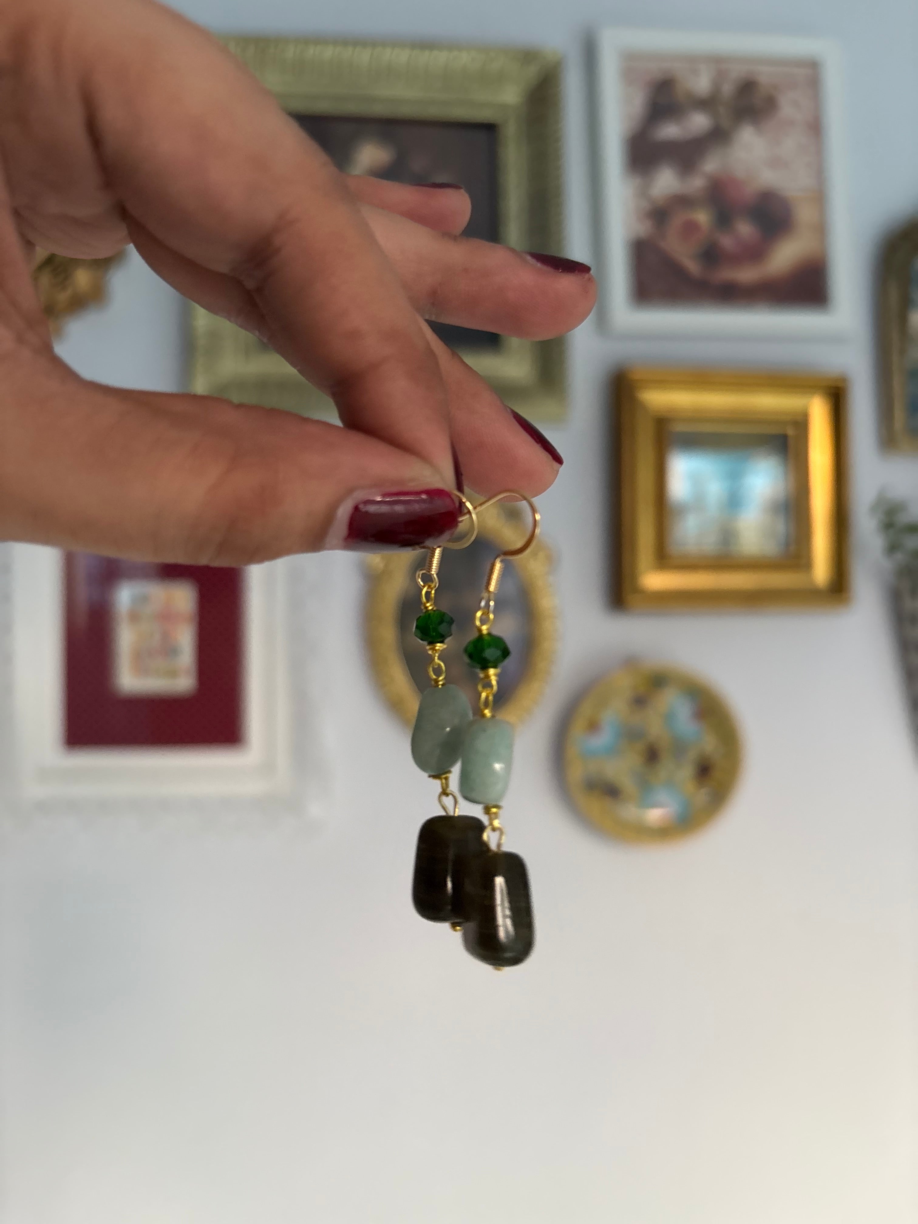 Crystal Beaded dangler