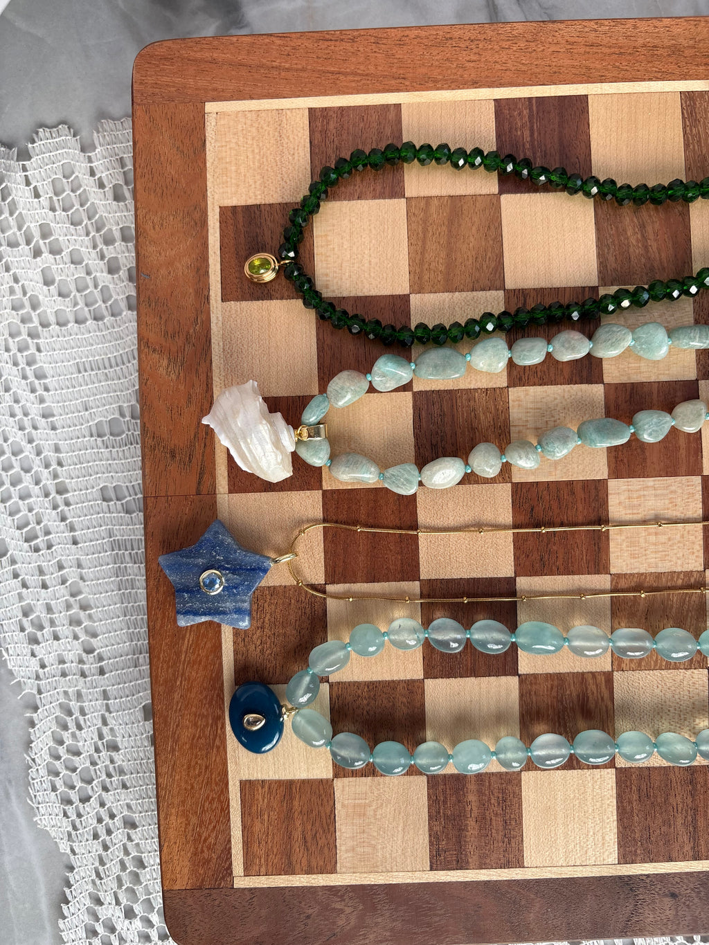Blue Jade necklace