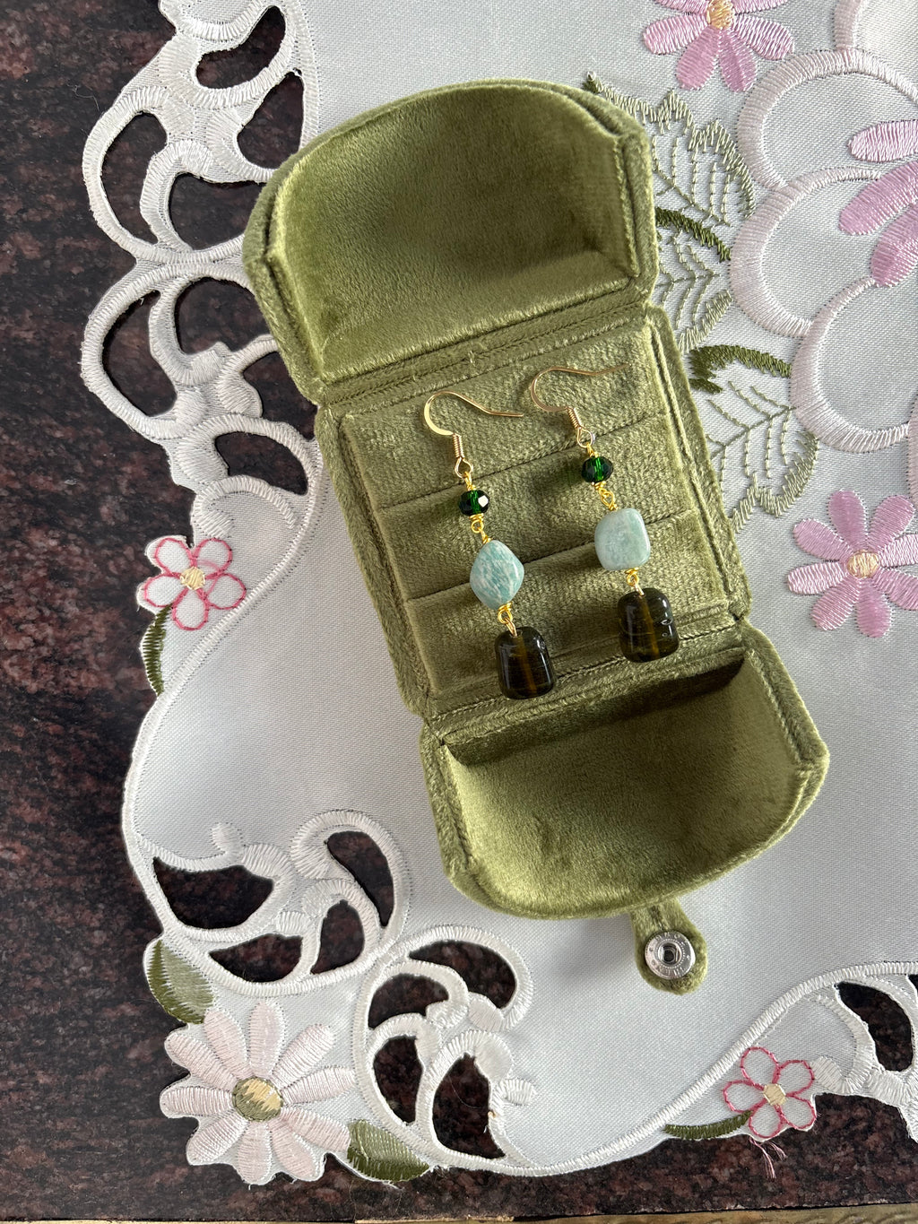 Crystal Beaded dangler