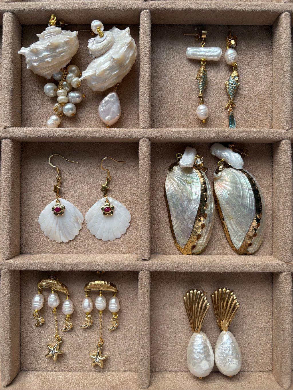 Mother of Pearl dangler