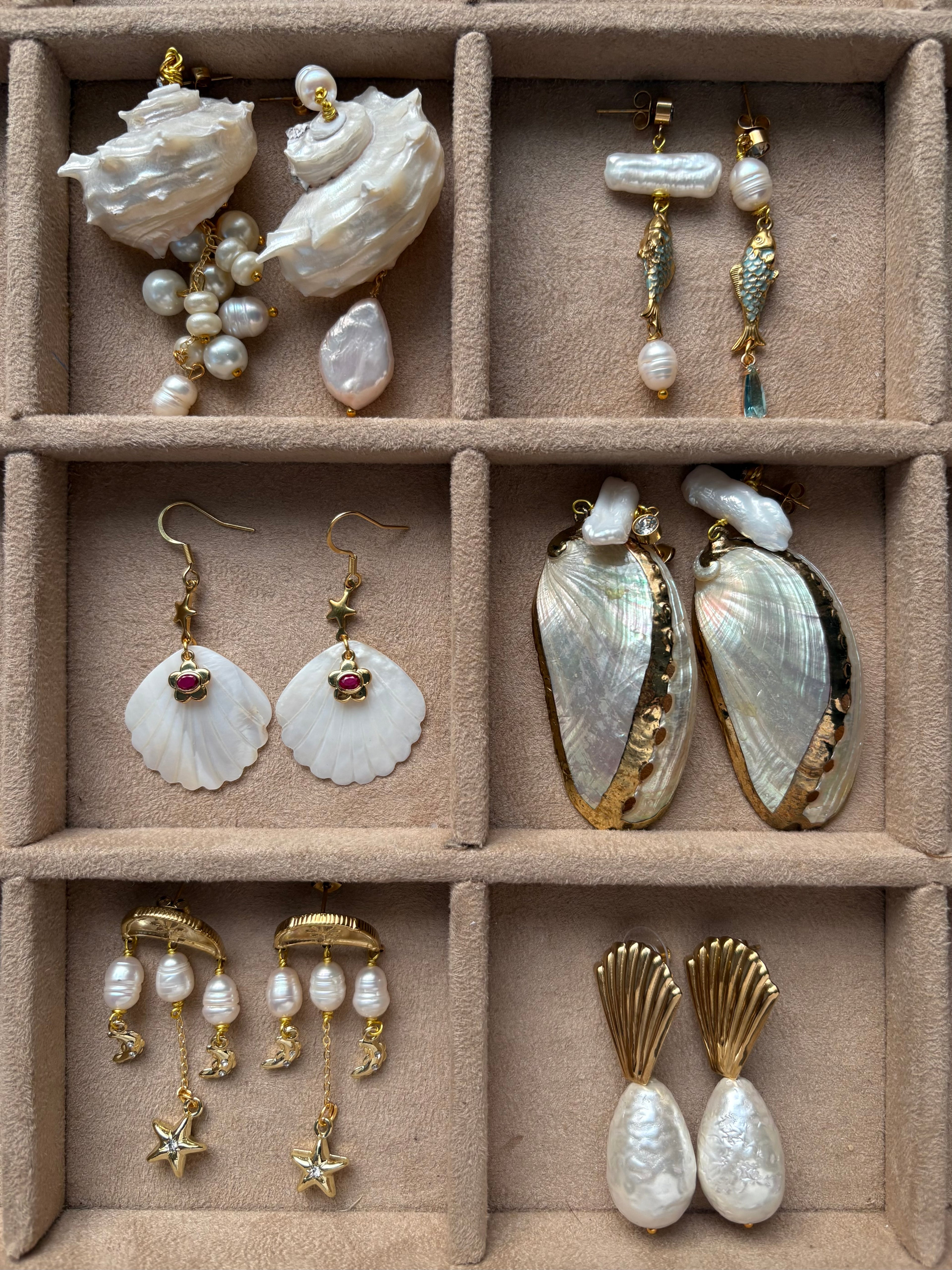 Mother of Pearl dangler