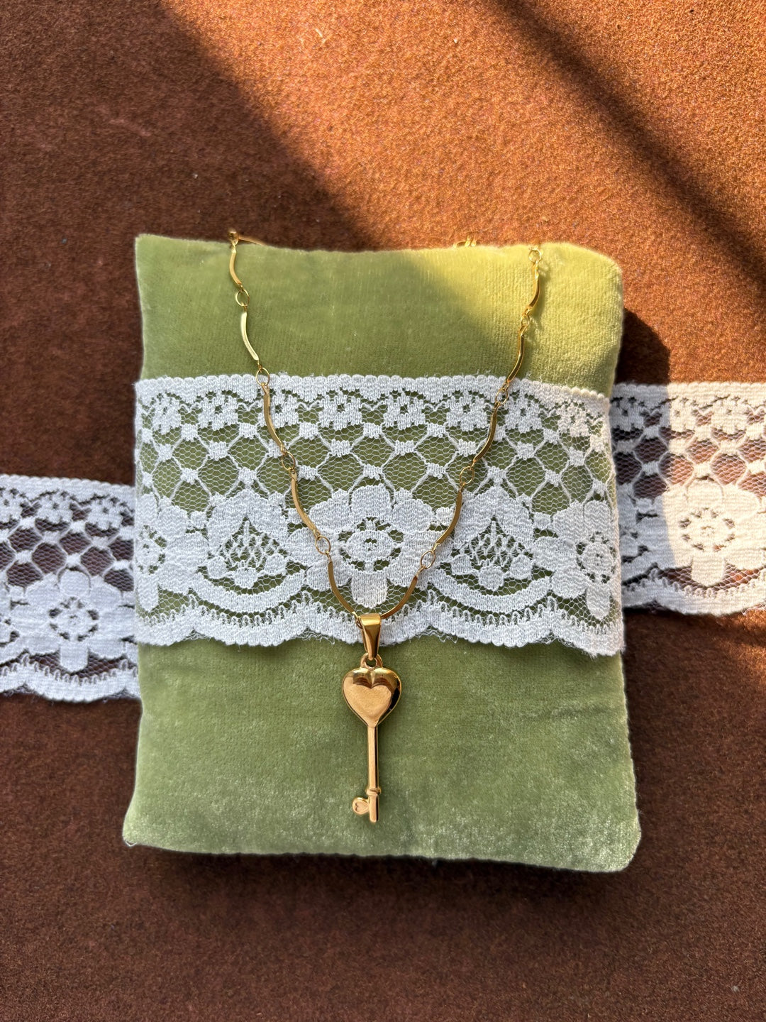 Vintage key locket