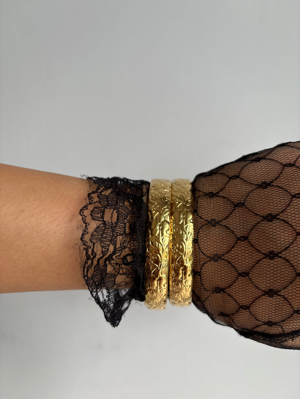 Floral hand cuff