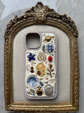 Pinteresty Phone case ( ceramic charms)
