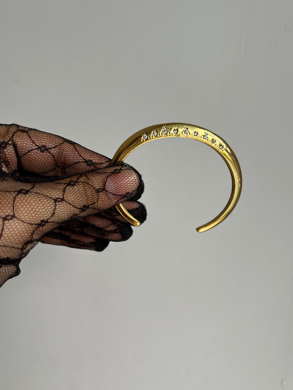 Statement moon cuff