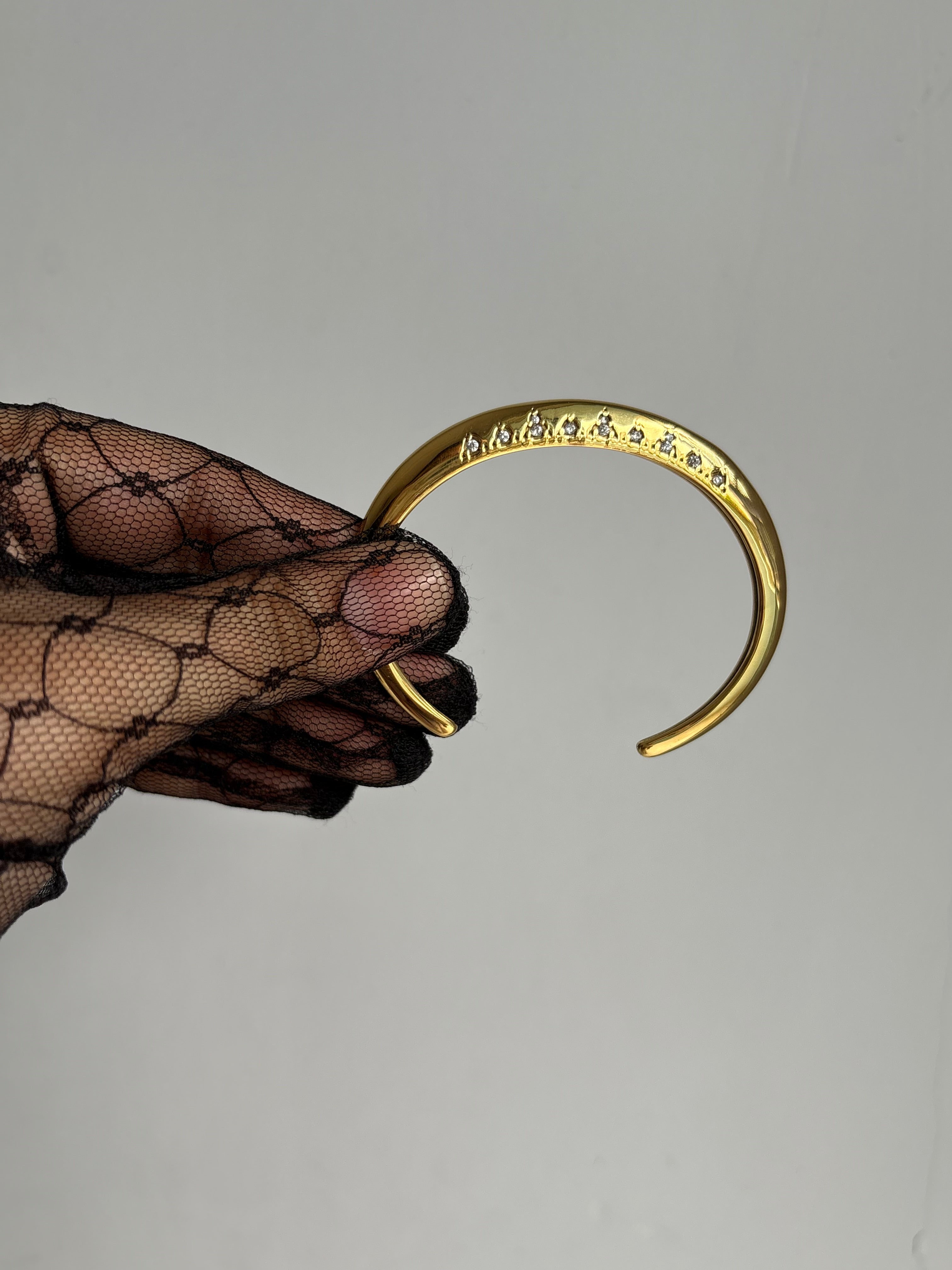 Statement moon cuff