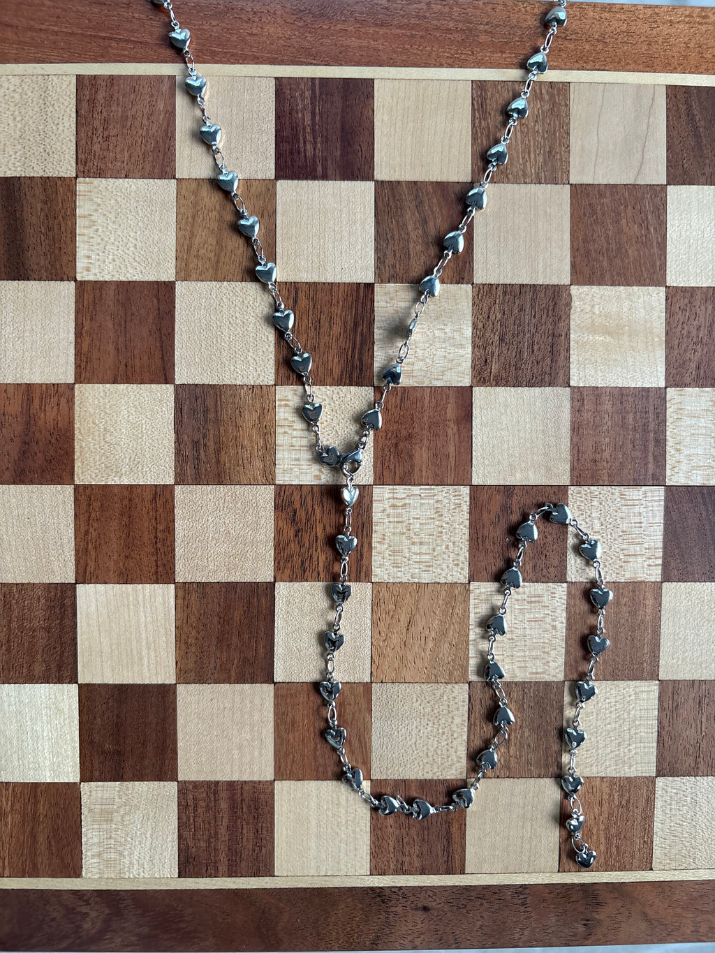Silver Rosary necklace