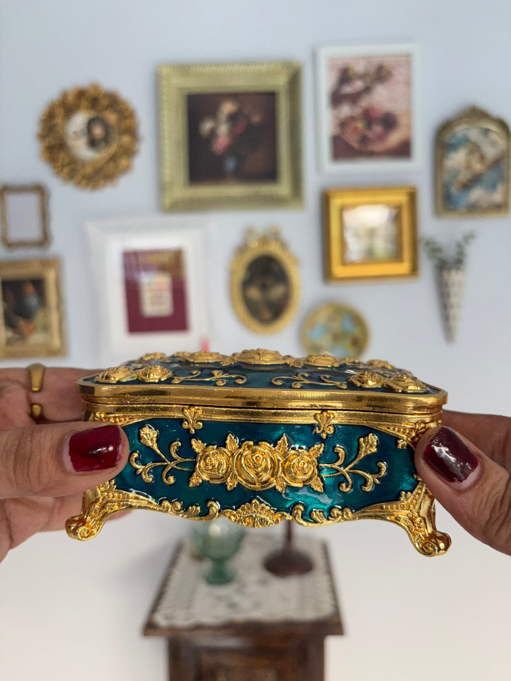 Jewellery box ( blue)