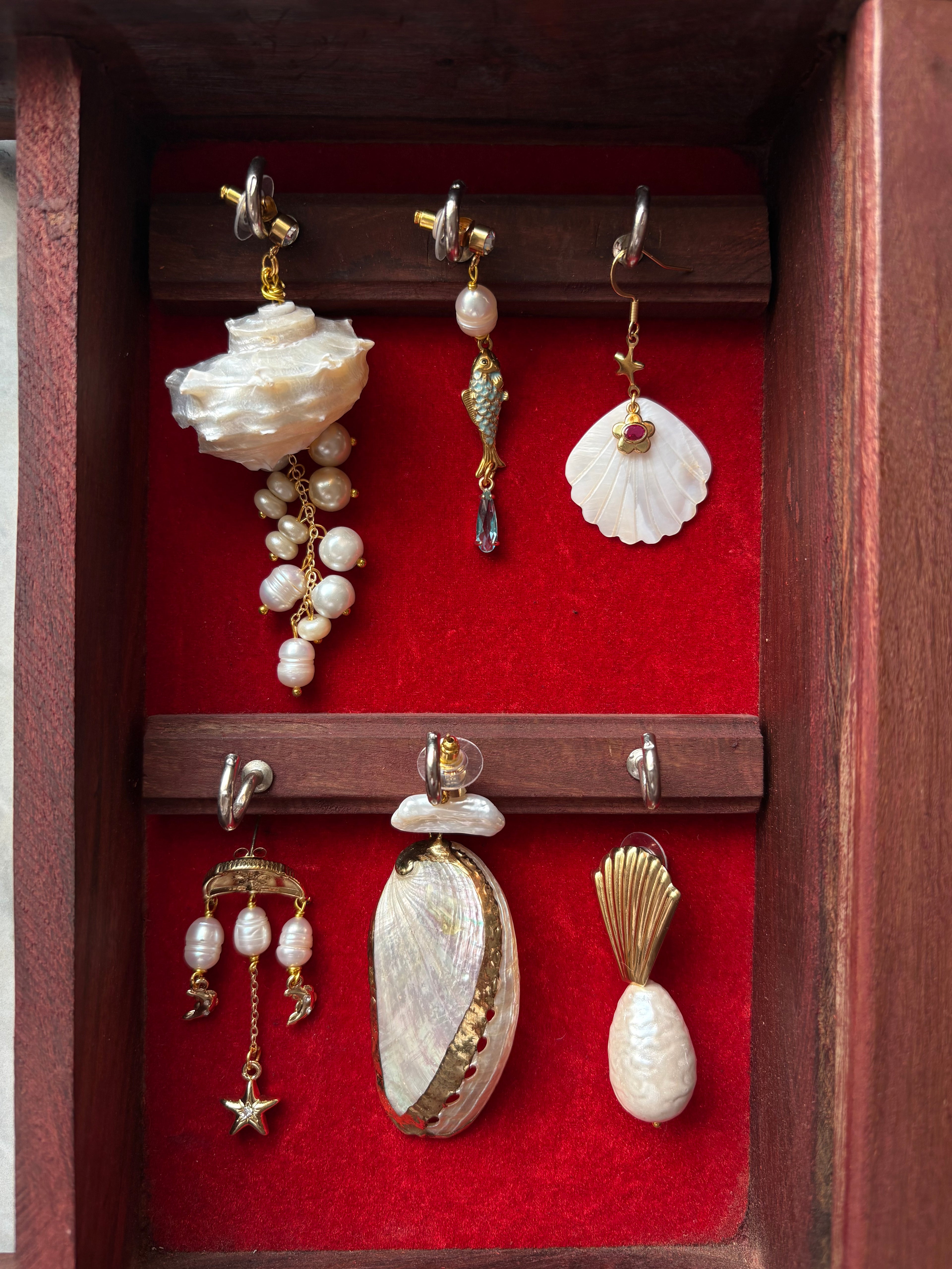 Mother of Pearl dangler