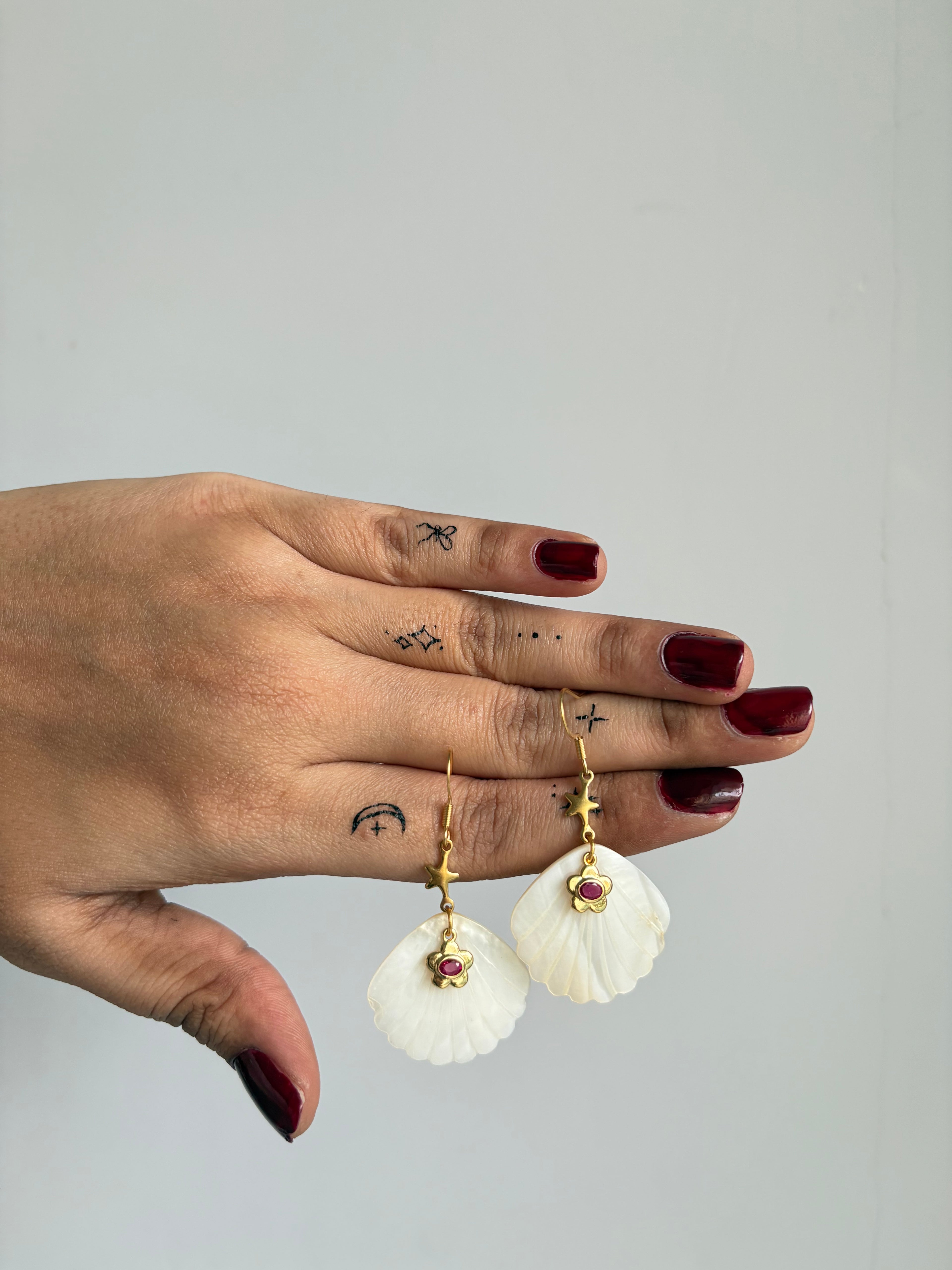 Mother of Pearl dangler