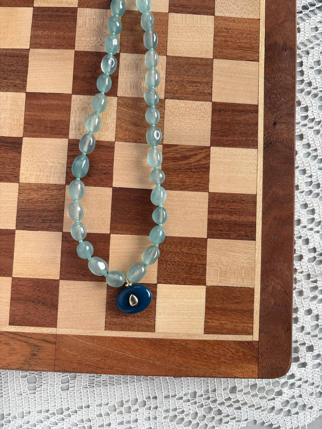 Blue Jade necklace