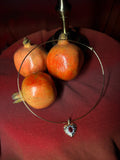 Ruby Heart Choker