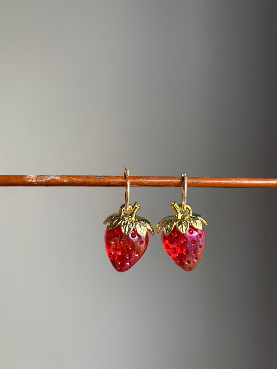 Strawberry earring