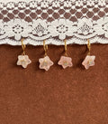 Rose quarts earring
