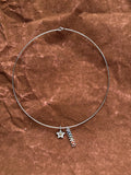 Collar charm necklace ( detachable charms)