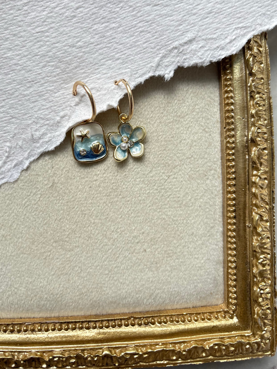 Mismatched earrings